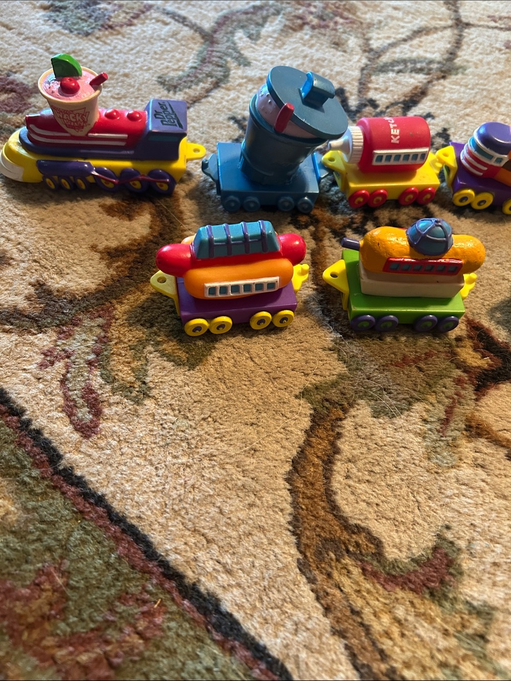 Vintage Sonic promotional train Colorful 13 cars. Multicolor
